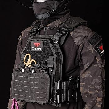 YAKEDA Tactical Outdoor Vest for Men (Black) : Amazon.ca